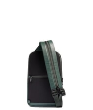PIQUADRO W137 Sac &agrave; dos en cuir &agrave; une &eacute;paule VERT - Sacs &agrave; dos pour ordinateur portable - 3
