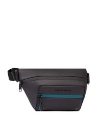 PIQUADRO CORNER SPECIALE GOMMATO Sac banane &eacute;tanche Noir - Sacs banane - 3