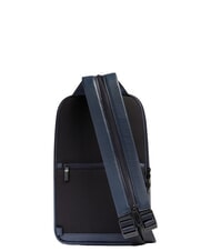 PIQUADRO W137 Sac &agrave; dos en cuir &agrave; une &eacute;paule bleu - Sacs &agrave; dos pour ordinateur portable - 4