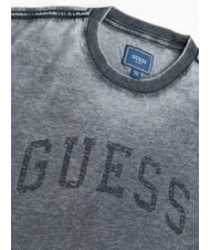 GUESS MARINE LOGO T-shirt &agrave; manches courtes &agrave; effet d&eacute;lav&eacute; smartblue - T-shirt - 2