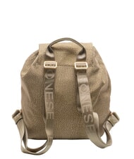 BORBONESE BORBONAIS Sac &agrave; dos moyen en tissu olive - Sacs pour Femme - 2
