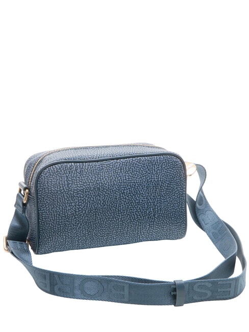 BORBONAIS Mini sac &agrave; bandouli&egrave;re, en tissu lapis bleu - Sacs pour Femme