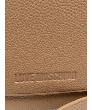 LOVE MOSCHINO GIANT Sac &agrave; main avec bandouli&egrave;re beige - Sacs pour Femme - 3