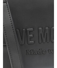 LOVE MOSCHINO SIGNATURE LOVE Pochette avec bandouli&egrave;re Noir - Sacs pour Femme - 3