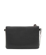 LOVE MOSCHINO SIGNATURE LOVE Pochette avec bandouli&egrave;re Noir - Sacs pour Femme - 4