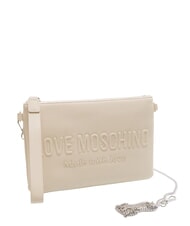 LOVE MOSCHINO SIGNATURE LOVE Pochette avec bandouli&egrave;re Ivoire - Sacs pour Femme - 2