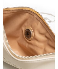 LOVE MOSCHINO SIGNATURE LOVE Pochette avec bandouli&egrave;re Ivoire - Sacs pour Femme - 5