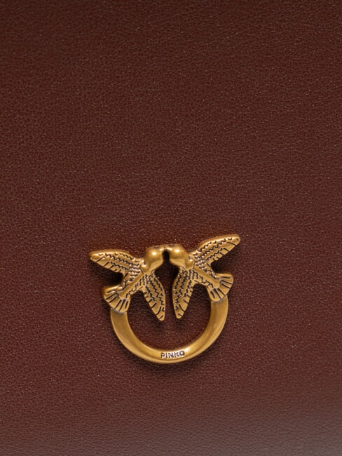 TRIPLET sac bandouli&egrave;re vin de Bourgogne - or antique - Sacs pour Femme