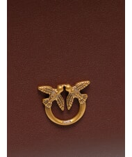 PINKO TRIPLET sac bandouli&egrave;re vin de Bourgogne - or antique - Sacs pour Femme - 3