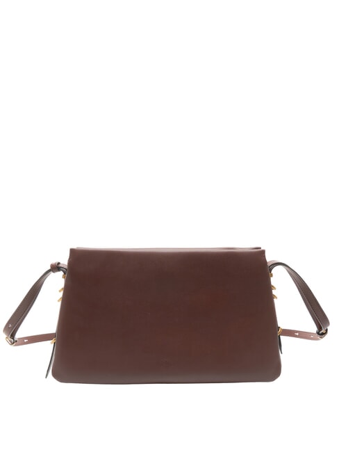 TRIPLET sac bandouli&egrave;re vin de Bourgogne - or antique - Sacs pour Femme