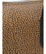 BORBONESE GEMINI Sac &agrave; main avec bandouli&egrave;re op naturel / noir - Sacs pour Femme - 3