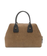 BORBONESE GEMINI Sac &agrave; main avec bandouli&egrave;re op naturel / noir - Sacs pour Femme - 4