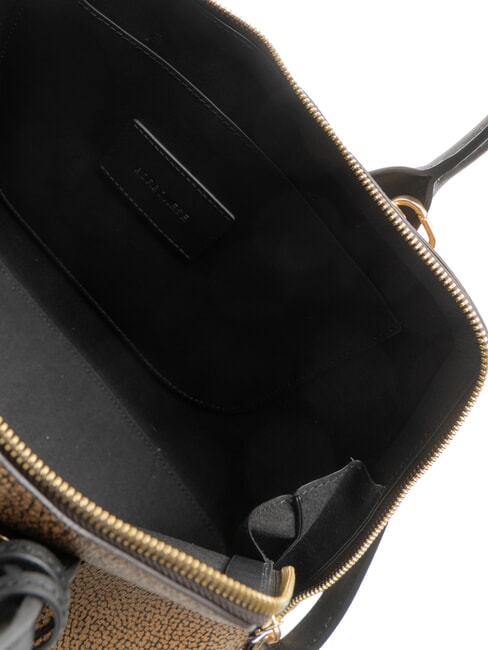 GEMINI Sac &agrave; main avec bandouli&egrave;re op naturel / noir - Sacs pour Femme