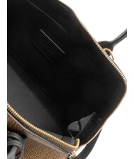 BORBONESE GEMINI Sac &agrave; main avec bandouli&egrave;re op naturel / noir - Sacs pour Femme - 5