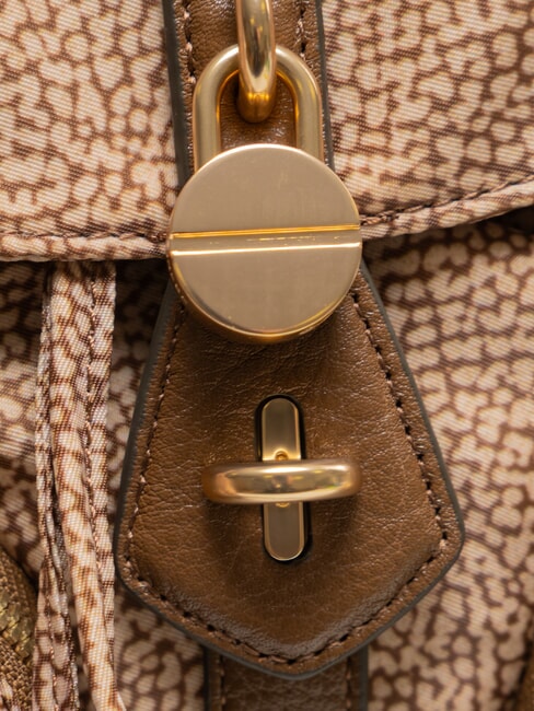 POCHE Sac &agrave; dos avec poches mer Beiger - Sacs pour Femme