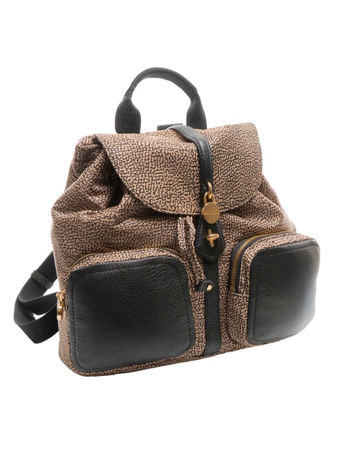 POCHE Sac &agrave; dos avec poches OP / NATUREL / NOIR - Sacs pour Femme
