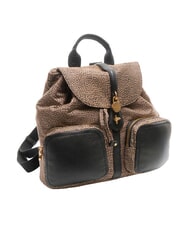 BORBONESE POCHE Sac &agrave; dos avec poches OP / NATUREL / NOIR - Sacs pour Femme - 4