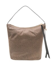 BORBONESE PRIVE Sac bandouli&egrave;re vertical OP / NATUREL / NOIR - Sacs pour Femme - 4