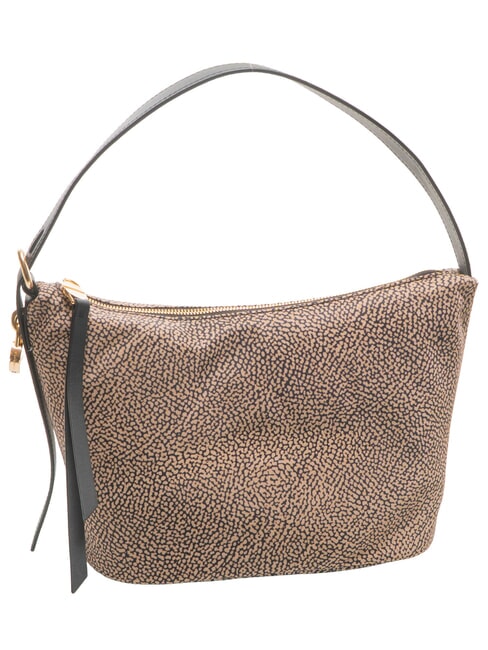 PRIVE Sac bandouli&egrave;re Hobo OP / NATUREL / NOIR - Sacs pour Femme