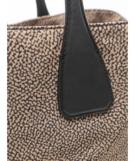 BORBONESE VIS-A-VIS Sac &agrave; provisions OP / NATUREL / NOIR - Sacs pour Femme - 3