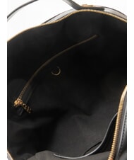 BORBONESE SEXY Sac &agrave; main avec bandouli&egrave;re Noir - Sacs pour Femme - 4