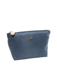 BORBONESE CLASSICA POUCH MEDIUM Beaut&eacute; lapis bleu - Pochettes & Trousses - 2