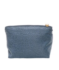 BORBONESE CLASSICA POUCH MEDIUM Beaut&eacute; lapis bleu - Pochettes & Trousses - 4