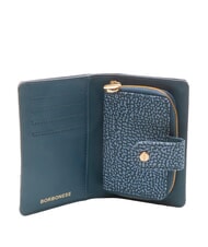 BORBONESE CLASSICA Portefeuille moyen avec porte-monnaie lapis bleu - Sacs pour Femme - 2