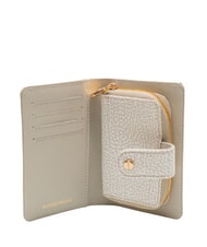 BORBONESE CLASSICA Portefeuille moyen avec porte-monnaie coton blanc - Sacs pour Femme - 2