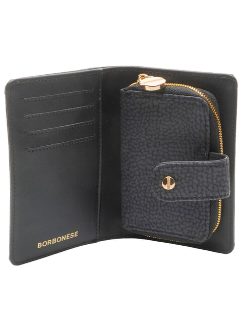 CLASSICA Portefeuille moyen avec porte-monnaie noir fonc&eacute; - Sacs pour Femme