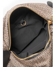 BORBONESE PRIVE Sac bandouli&egrave;re Hobo OP / NATUREL / NOIR - Sacs pour Femme - 4