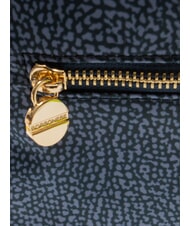 BORBONESE BORBONAIS Sac &agrave; dos moyen en tissu lapis bleu - Sacs pour Femme - 3