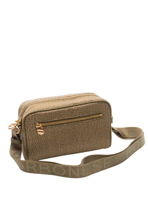BORBONAIS Mini sac &agrave; bandouli&egrave;re, en tissu olive - Sacs pour Femme