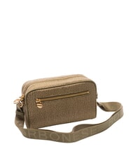 BORBONESE BORBONAIS Mini sac &agrave; bandouli&egrave;re, en tissu olive - Sacs pour Femme - 2