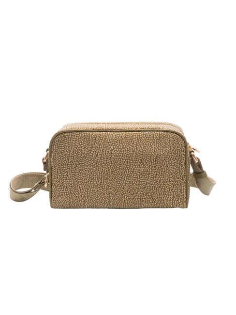 BORBONAIS Mini sac &agrave; bandouli&egrave;re, en tissu olive - Sacs pour Femme