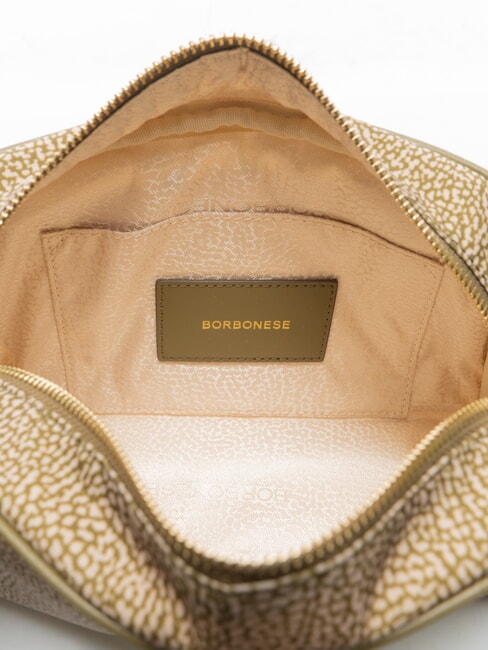 BORBONAIS Mini sac &agrave; bandouli&egrave;re, en tissu olive - Sacs pour Femme