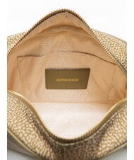BORBONESE BORBONAIS Mini sac &agrave; bandouli&egrave;re, en tissu olive - Sacs pour Femme - 5