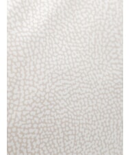 BORBONESE BORBONAIS Sac Hobo LUNA, moyen coton blanc - Sacs pour Femme - 3