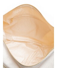 BORBONESE BORBONAIS Sac Hobo LUNA, moyen coton blanc - Sacs pour Femme - 5