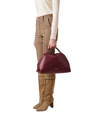 BORBONESE SEXY MEDIUM Sac &agrave; main moyen avec bandouli&egrave;re merlot - Sacs pour Femme - 5