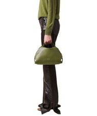 BORBONESE SEXY SMALL Petit sac &agrave; main avec bandouli&egrave;re laurier - Sacs pour Femme - 5