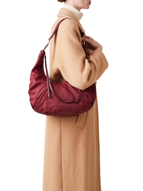 FOLD Sac d'&eacute;paule merlot - Sacs pour Femme