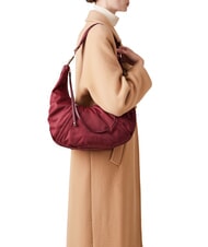 BORBONESE FOLD Sac d'&eacute;paule merlot - Sacs pour Femme - 5