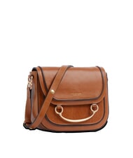THE BRIDGE LUCE Mini sac bandouli&egrave;re en cuir Cognac / or - Sacs pour Femme - 2