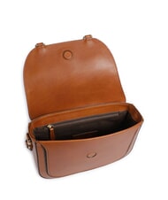 THE BRIDGE LUCE Mini sac bandouli&egrave;re en cuir Cognac / or - Sacs pour Femme - 4