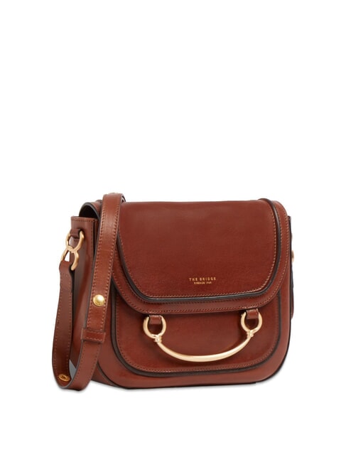 LUCE Mini sac bandouli&egrave;re en cuir MARRON - Sacs pour Femme