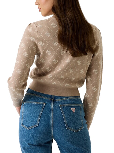 SARAH Cardigan beige - Chandails pour femmes