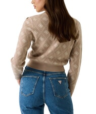 GUESS SARAH Cardigan beige - Chandails pour femmes - 2