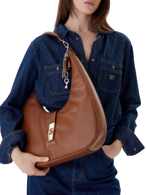 BROOKE sac bandouli&egrave;re COGNAC - Sacs pour Femme