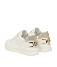 GUESS WESLI Baskets or blanc - Chaussures Femme - 3
